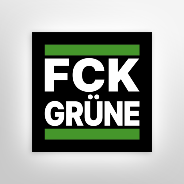 FCK GRÜNE Aufkleber