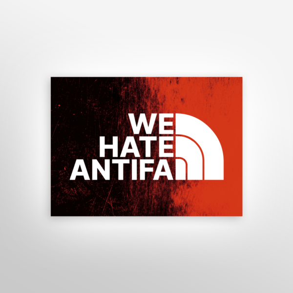 We Hate Antia - The North Face Aufkleber